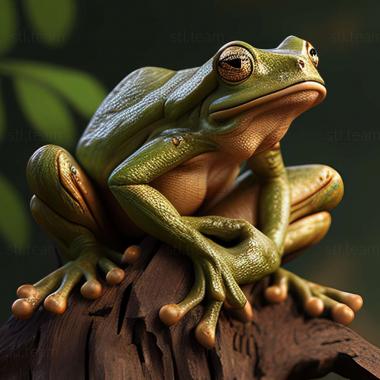 3D model frog 3d model (STL)